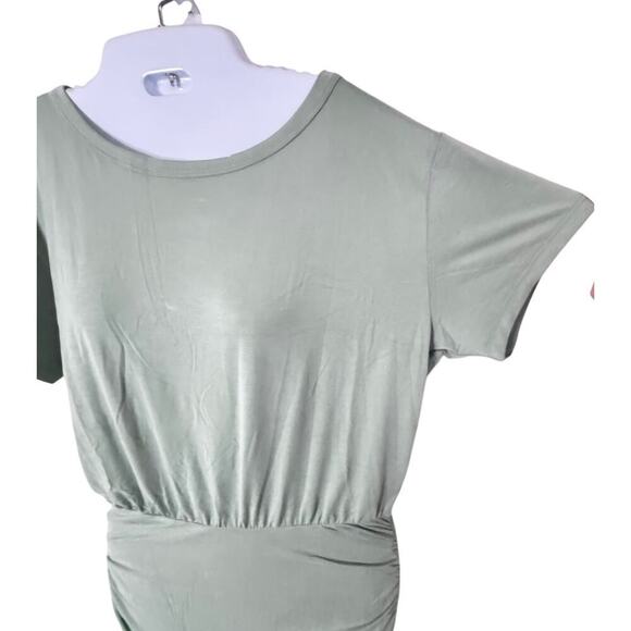 New L*SPACE Balboa Bodycon Mini dress Mint Green Stretchy Jersey Knit Sz M - Picture 5 of 14